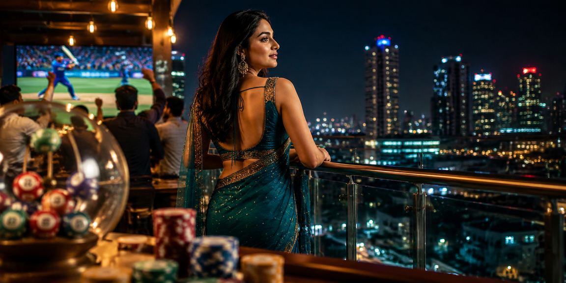 Mobile player enjoying Andar Bahar game on phone in India